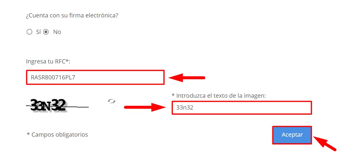 como sacar contraseña del sat